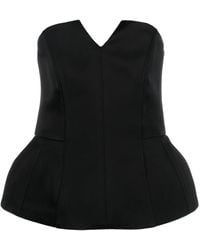 V:PM ATELIER - Lumi Top Mit Schößchen - Lyst