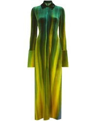 Proenza Schouler - Ice-dyed Velvet Shirt Dress - Lyst