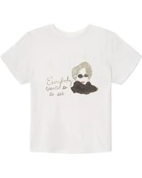 RE/DONE - Classic Everybody Graphic-Print T-Shirt - Lyst