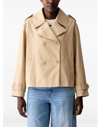 Joop! - Double-Breasted Trench Coat - Lyst