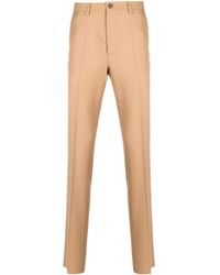 Etro - Pressed-crease Twill Slim-fit Trousers - Lyst