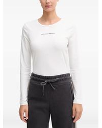 EA7 - Long-Sleeve Logo T-Shirt - Lyst