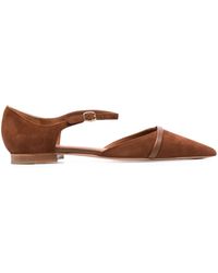Malone Souliers - Ulla Suede Ballerina Shoes - Lyst