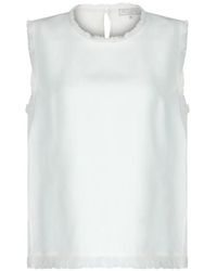 Antonelli - Fringed-Trim Top - Lyst
