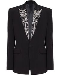 Balmain - Bamboo-Embroidered Single-Breasted Blazer - Lyst