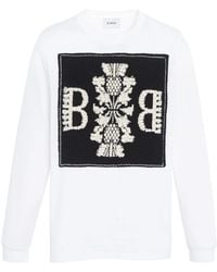 Barrie - Logo Patch Long-Sleeved T-Shirt - Lyst
