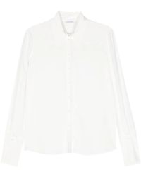 Patrizia Pepe - Camisa de crepé plisada - Lyst