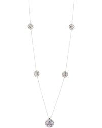 Officina Bernardi - 18Kt Damasco Station Sapphire Necklace - Lyst