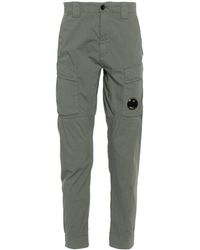 C.P. Company - Lens-detail Tapered Trousers - Lyst