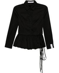 ROKH - Peplum-Hem Shirt - Lyst
