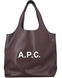 A.P.C. - Shopper Mit Logo-Schild - Lyst