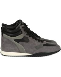 Hogan - High-Top Suede Sneakers - Lyst