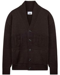 Gcds - Logo-Embossed Shawl-Collar Cardigan - Lyst