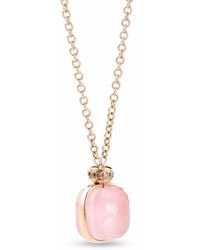 Pomellato - Collier Nudo en or rose 18ct à pendentif orné de diamants - Lyst