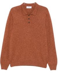 Gran Sasso - Button-Down Polo Sweater - Lyst