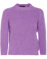 Roberto Collina - Crew-Neck Long-Sleeve Sweater - Lyst