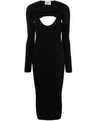 Wolford - X Simkhai Contoured Ribbed-knit Midi Dress - Lyst