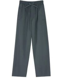 Lemaire - Pyjama Elasticated-Waist Cotton Trousers - Lyst