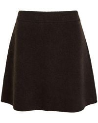 Lisa Yang - Clare Cashmere Mini Skirt - Lyst
