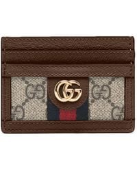 Gucci - Ophdia Canvas Card Holder - Lyst