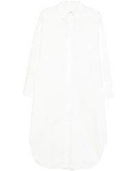 Agnona - Collared Midi Dress - Lyst