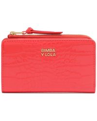 Bimba Y Lola - Cartera con efecto de piel de cocodrilo y cremallera - Lyst