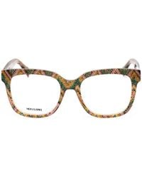 Missoni - Lunettes De Vue À Monture Rectangulaire Et Imprimé Zigzag - Lyst