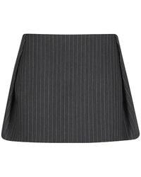 IRO - Pinstripe-Pattern Pleated Mini Skirt - Lyst