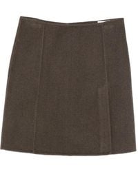 P.A.R.O.S.H. - Wool Mini Skirt - Lyst