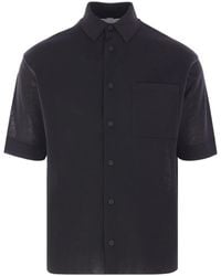 CFCL - Pointed-Collar Patch-Pocket Shirt - Lyst