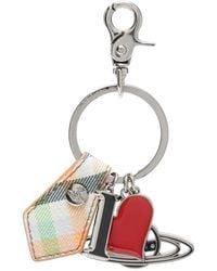 Vivienne Westwood - Porte-Clés I Love Orb À Motif Tartan - Lyst
