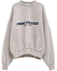 Fear Of God - Heavy Fleece Cropped Relaxed Sweatshirt - Lyst