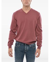 Malo - V-Neck Cashmere Sweater - Lyst