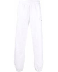 Off-White c/o Virgil Abloh - Helvetica Logo-print Track Pants - Lyst