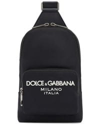 Dolce & Gabbana - Logo-Lettering Cross Body Backpack - Lyst
