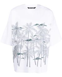 Palm Angels - Camiseta con palmeras estampadas - Lyst