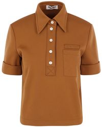 Miu Miu - Pocket Short-Sleeved Polo Shirt - Lyst