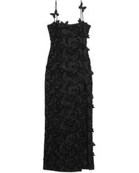 Blumarine - Butterfly-Appliqué Maxi Dress - Lyst