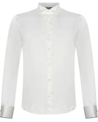 Franzese Collection - Long-Sleeves Silk Shirt - Lyst