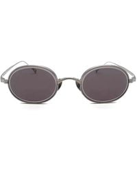 Kame Mannen - Sonnenbrille Mit Ovalem Gestell - Lyst