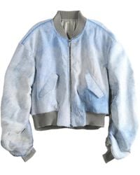 Rick Owens - Secchia Flight Zip-Up Leather Bomber Jacket - Lyst