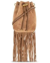 Jimmy Choo - Mini Bon Bon Fringe Bucket Bag - Lyst