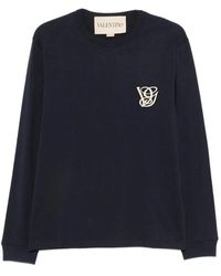 Valentino Garavani - Long-Sleeved Graphic T-Shirt - Lyst