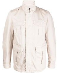 Herno - Veste Zippée À Poches Multiples - Lyst