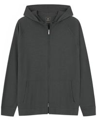 BOGGI - Knitted Sweatshirt Full-Zip Hoodie - Lyst