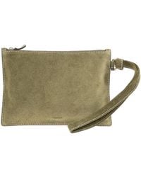 LIE STUDIO - Charlie Suede Clutch Bag - Lyst