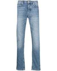 Emporio Armani - Mid-rise Straight-leg Jeans - Lyst