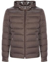 Eleventy - Wattierte Jacke mit eingefassten Taschen - Lyst