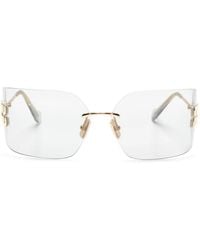 Miu Miu - Rimless Sunglasses - Lyst