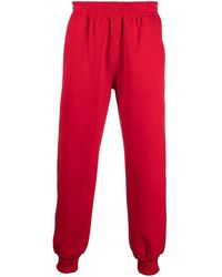 Styland Logo Patch Track Trousers - Red
